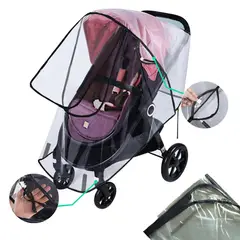 GENERICO - Forro Protector De Lluvia Coche Para Bebe Negro PRO