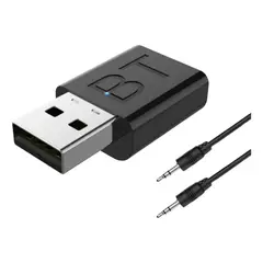 GENERICO - Receptor Mini Transmisor Bluetooth 5.0 2 En 1 Usb Plug 3.5mm