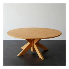 22 GRADOS DECORACION - Mesa Comedor Fleet en Roble Natural diametro 110cm
