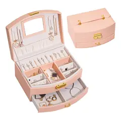 GENERICO - Caja Organizadora De Joyas Caja De Joyería De 2 Capas