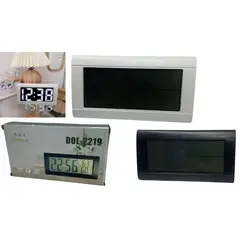 MAZUGI - Reloj Despertador Para Mesas De Noche Digital Negro Y Blanco