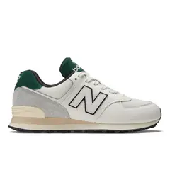NEW BALANCE - Tenis Zapatilla Marca Original 574 Blanco/Verde