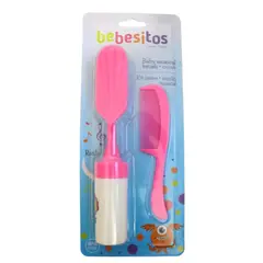 BEBESITOS - Cepillo Musical y Peine para Bebé con Sonajero