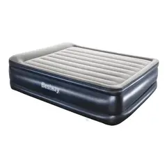 BESTWAY - Colchón Inflable con Bomba de Aire Incluida 203x152x46cm