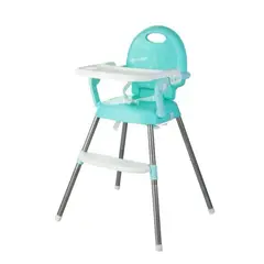 BRITOCHET - Silla Comedor Convertible 4 En 1 REF SIL121 Verde