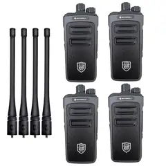 MOTOROLA - 4 Radios Comunicación SMP 900 Walkie Talkies Largo Alcance