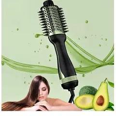 GENERICO - Cepillo Secador y moldeador Avocado 3D Aguacate 2000W