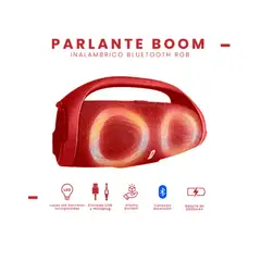 INNOVA - Parlante Portatil Boom Mega Bass Sound Luces Bluetooth Tws Resiste