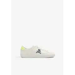 SCALPERS - Zapatillas sneakers bajas calavera lateral Verde 34352LIGTHG