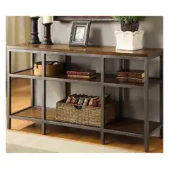 22 GRADOS DECORACION - Recibidor Repisa Mar Rustico Industrial 140x50x110cm