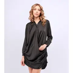 DEREK - Vestido Camisero Para Mujer Corto
