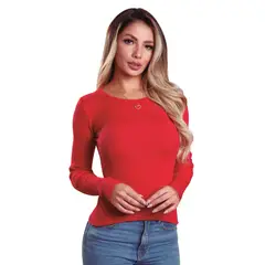 FG STORE - Saco TEJIDO Mujer ROJO