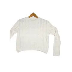 FG STORE - Saco TEJIDO Mujer Blanco Slim