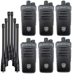 MOTOROLA - 6 Radios Comunicación SMP 900 Walkie Talkies Largo Alcance