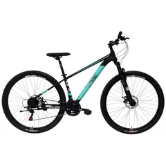 GENERICO - Bicicleta Todoterreno Rin 29 Color negro Aguamarina Talla S
