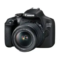 CANON - Cámara EOS 2000d 24,1 MPX KIT 18 - 55mm IS II WIFI - Negro