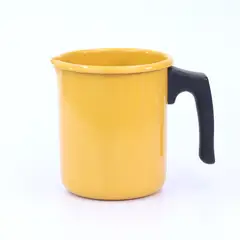 MACUIRA - Jarra Peltre Esmaltada 1200 ml Amarilla