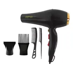 GENERICO - Secador Cabello 3 Velocidades Aire Caliente Set Accesorios