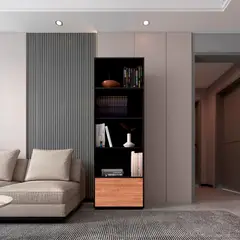 RTA MUEBLES - Biblioteca Funes Eco Wengue Miel BWL 9649