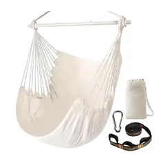 USA - Hamaca Tejida Algodón Columpio Silla Colgante