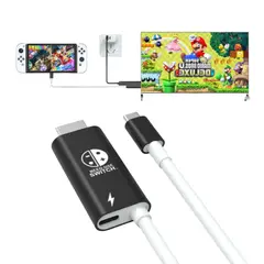 GEF - Dock Adaptador Usb C A Hdmi Para Switch Nintendo Oled