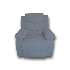 INDUSTRIAL BASESTILOS - Silla reclinable electrica Giratoria Mecedora poliester Gris