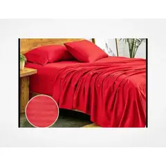 SIRENITAS - Juego de sabanas Cama Doble Rojo Elegante