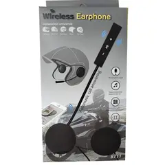 GENERICO - Intercomunicador Para Casco Moto BT-11 Earphone Bluetooth Impermeable