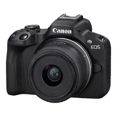 CANON - Cámara Eos R50 Kit 18-45mm 24,2 MP 4K Mirrorless - Negro