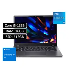 ACER - PORTATIL TRAVELMATE - INTEL CORE I5 1335U - 16GB DDR4 - 512GB SSD - 14" WUXGA - WIN 11 PRO