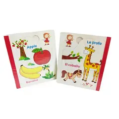 GENERICO - Libro Rompecabezas Madera Juguete Aprendizaje Niños