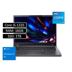 ACER - PORTATIL TRAVELMATE - INTEL CORE I5 1335U - 16GB DDR4 - 1TB SSD - 14" WUXGA - WIN 11 PRO