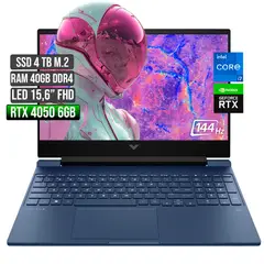 HP - Portátil Gamer Victus Intel Core I7 RTX 4050 4TB SSD 40GB RAM 15.6" FHD