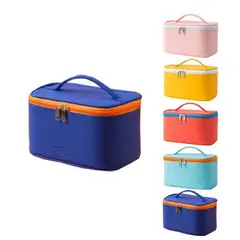 GENERICO - ORGANIZADOR COSMETIQUERA MAQUILLAJE NECESER-AZUL OSCURO