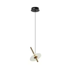 LE CAPRICE - Lámpara Colgante Moderna Led Integrado Acrílico Dorada