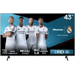 HISENSE - Televisor 43 Smart 43A6N OS VIDAA UHD 4K - TV-56