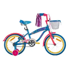 GW - Bicicleta para niñas rin 16 Candy Azul Polar