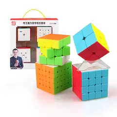 QIYI - Cubos Pack x 4 2 x 2, 3 x 3, 4 x 4, 5 x 5 speed cube