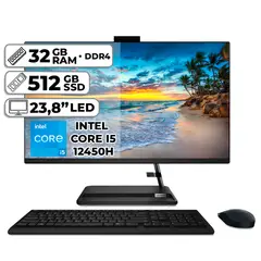 LENOVO - TODO EN UNO 3 24IAP7 INTEL CORE I5 12450H 32GB RAM 512GB SSD PANTALLA 23.8″ FHD