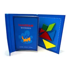 GENERICO - TANGRAM LIBRO MAGNÉTICO ROMPECABEZAS DIDÁCTICO