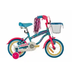GW - Bicicleta para niñas rin 12 Candy Azul Polar