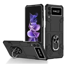 GENERICO - Funda Case Protector Compatible Samsung Z Flip 3 Negro