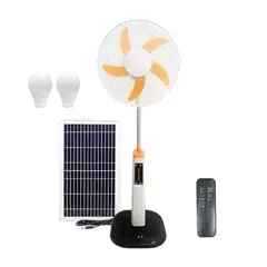 GENERICO - Ventilador portatil 16 con panel solar