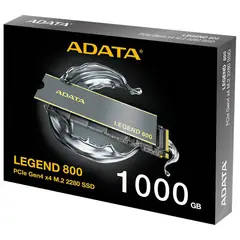ADATA - Disco Sólido (SSD) LEGEND 800 1000 GBPCle Gen3 x4 M.2 2280