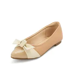 MODARE - Baleta Nude-Beige-Crema