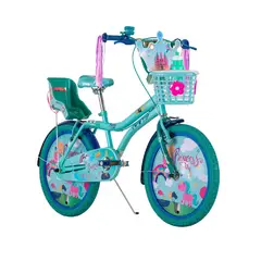 GW - Bicicleta para niñas rin 20 Princess Story Azul Cenizo
