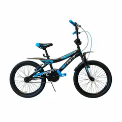 GW - Bicicleta para niños rin 20 Txt-650 Negro Azul Ceruelo