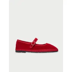 FLABELUS - Baletas Para Mujer Rojo Mellark