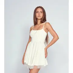 DEREK - Vestido Para Mujer De Tiras Corto