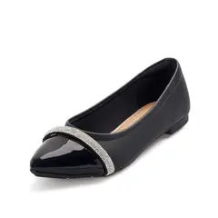 MODARE - Baleta Negro- Negro Cristal